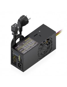 Aisens ASPC-500TFX-PSEBK Fuente de Alimentacion 500W TFX - Ventilador 80mm - OEM - Cable de Alimentacion Incluido - Color