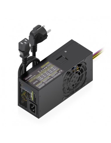 Aisens ASPC-500TFX-PSEBK Fuente de Alimentacion 500W TFX - Ventilador 80mm - OEM - Cable de Alimentacion Incluido - Color