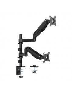 Aisens DT32TSR-453 Soporte de Mesa Eco con Contrapeso Giratorio e Inclinable para Monitor TV de 17-32" - 3 Pivotes-2 Brazos