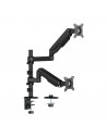 Aisens DT32TSR-453 Soporte de Mesa Eco con Contrapeso Giratorio e Inclinable para Monitor TV de 17-32" - 3 Pivotes-2 Brazos