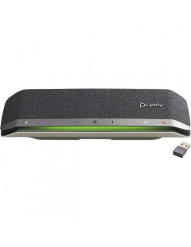 HP Poly Sync 40-Altavoz Manos Libres-Dongle BT700 - Bluetooth - Doble Microfono - 30 Horas de Autonomia - IP64