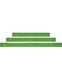 Faber-Castell Regla Tecnica Recta 20cm - Color Verde Transparente