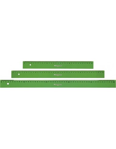Faber-Castell Regla Tecnica Recta 20cm - Color Verde Transparente