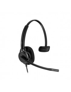 HP Poly Mission 415 Classic Auricular Monoaural con Microfono - Almohadilla Acolchada - Controles en Cable