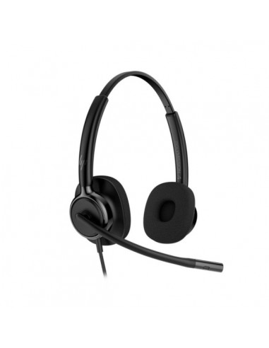 HP Poly Mission 425 Classic Auriculares con Microfono - Almohadillas Acolchadas - Controles en Cable