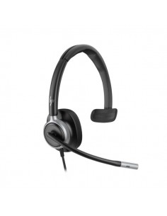 HP Poly Mission 615 Auricular Monoaural con Microfono - Almohadilla Polipiel Acolchada - Controles en Cable