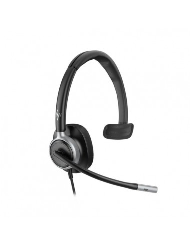 HP Poly Mission 615 Auricular Monoaural con Microfono - Almohadilla Polipiel Acolchada - Controles en Cable