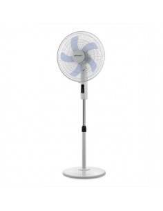 Orbegozo SF 1240 Ventilador de Pie - 3 Velocidades - 45W - Gran Caudal de Aire - Funcion Oscilante - Cabezal Inclinable -