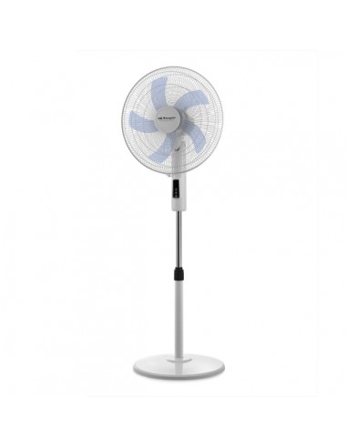 Orbegozo SF 1240 Ventilador de Pie - 3 Velocidades - 45W - Gran Caudal de Aire - Funcion Oscilante - Cabezal Inclinable -