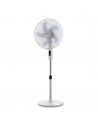 Orbegozo SF 1240 Ventilador de Pie - 3 Velocidades - 45W - Gran Caudal de Aire - Funcion Oscilante - Cabezal Inclinable -