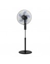Orbegozo SF 1240 Ventilador de Pie - 3 Velocidades - 45W - Gran Caudal de Aire - Funcion Oscilante - Cabezal Inclinable -