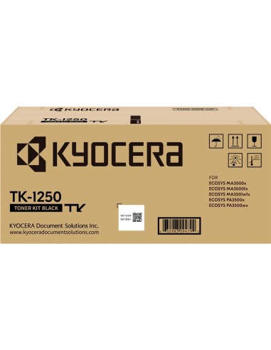 Kyocera TK1250 Negro Cartucho de Toner Original - 1T0C3H0NL0