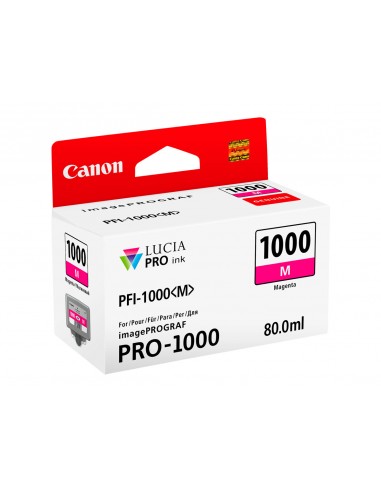 Canon PFI1000 Magenta Cartucho de Tinta Original - PFI1000M 0548C001