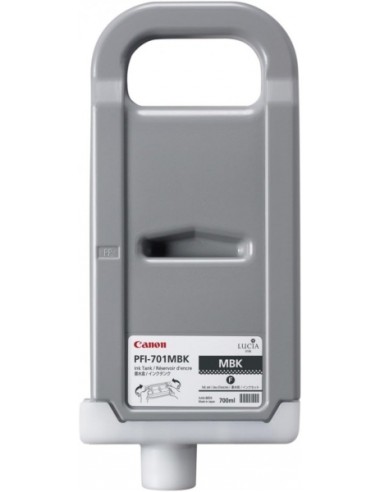Canon PFI701 Negro Mate Cartucho de Tinta Original - 0899B001 PFI-701MBK
