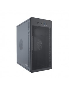 Coolbox M100 Caja Torre MicroATX - TamaÃ±o Disco Soportado 3.5"-2.5" - USB-A 3.2 Gen1-USB-C 3.2-USB-A 2.0 Gen1 y Audio