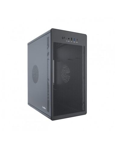 Coolbox M100 Caja Torre MicroATX - TamaÃ±o Disco Soportado 3.5"-2.5" - USB-A 3.2 Gen1-USB-C 3.2-USB-A 2.0 Gen1 y Audio