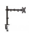 Cromad Soporte de Mesa con Brazo Articulado para Monitor de 17"-32" - Giratorio-Inclinable y Extensible - Gestion de Cables