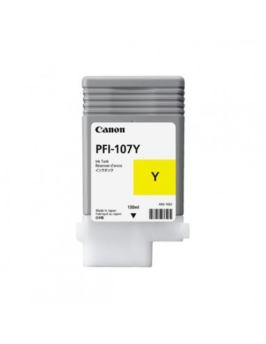 Canon PFI107 Amarillo Cartucho de Tinta Original - PFI107Y 6708B001