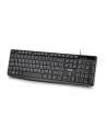 NGS Funky V4 Teclado USB - 12 Teclas Multimedia FN - Teclas de Membrana Silenciosas - Diseno Resistente a Salpicaduras con