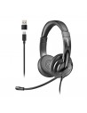 NGS VOX605-C Auriculares USB-C con Microfono - Microfono Regulable y Flexible - Almohadillas y Diadema Acolchadas - Diadema
