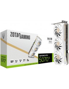 Zotac GeForce RTX 5070 TI-Tarjeta Grafica SOLID CORE OC 16GB WHITE GDDR7 HDMI-DP
