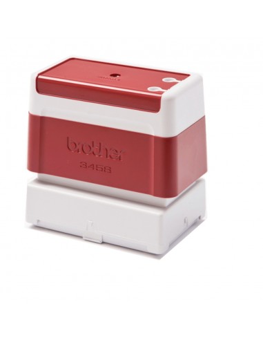 Brother PR3458R6P Pack de 6 Monturas de Sellos Originales - 34x58mm - Color Rojo