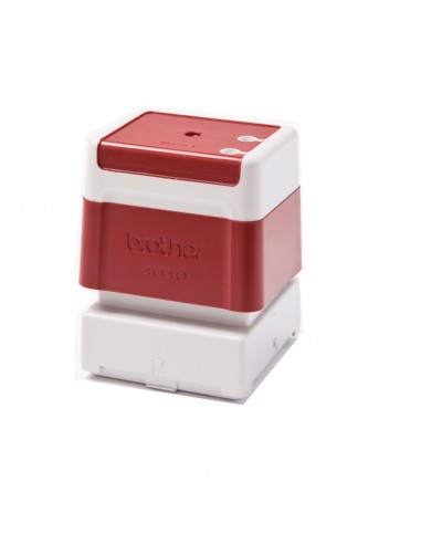 Brother PR4040R6P Pack de 6 Monturas de Sellos Originales - 40x40mm - Color Rojo