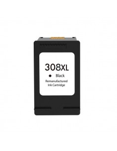 Remanufacturado HP 308XL-Negro Cartucho de Tinta - Reemplaza 7FP22UE 7FP21UE - Alta Capacidad Jumbo