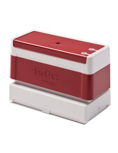 Brother PR4090R6P Pack de 6 Monturas de Sellos Originales - 40x90mm - Color Rojo