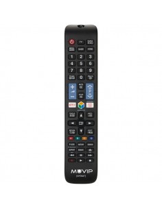 Muvip MV0669 Mando Universal para Samsung - Botones de Acceso Rapido a Netflix y Prime Video - Color Negro
