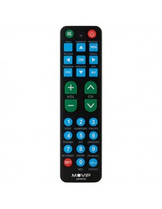Muvip MV0670 Mando a Distancia Universal - Teclas Grandes - Configuracion Sencilla