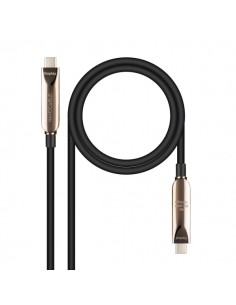 Nanocable Cable USB-C 3.2 Gen2x1 AOC - 60W 3A PD 10Gbps 8K@60Hz - 10m - Color Negro