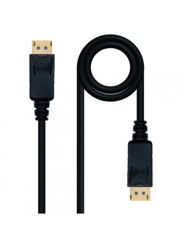 Nanocable Cable Displayport 1.2 DP M-DP M - Longitud 10m - Soporta Resoluciones de Video de hasta 4K - Color Negro