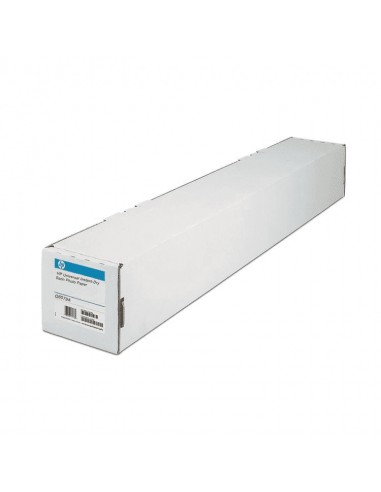 HP Bobina de Papel Fotografico para Plotter - Blanco Semi-Brillante para Inyeccion de Tinta - 610mm x 30.5m - 200gr m2