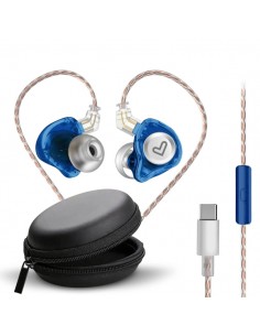 Energy Sistem Monitor Earphones Auriculares Intrauditivos - Microfono Integrado - Control de Reproduccion - Conector USB-C -