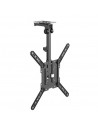 Ewent EW1511 Soporte de Techo para Pantallas 23-55" - Angulo de Giro 360Â-- Plegable - Peso Max. 20kg - VESA Max.