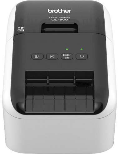 Brother QL800 Impresora Profesional Termica de Etiquetas USB - 93 Etiquetas por min. - Resolucion 300x600ppp - Impresion a