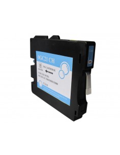 Ricoh GC21C Cyan Cartucho de Tinta Pigmentada Generico - Reemplaza 405533 405537