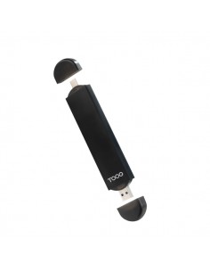 Tooq TQE-2240B Caja Externa M.2 NVME PCIe USB3.1 Gen2 Aluminio - ConexiÃ³n USB-C 3.2 Gen2 USB-A 3.0 - Color Negro