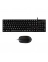 Unykach UK50545 Pack de Teclado-Raton 1200dpi OEM - 3 Botones - Uso Ambidiestro - Color Negro