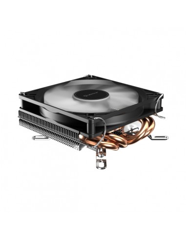 Unykach Unycool H37 Disipador Compacto CPU Perfil Bajo - Multisocket Universal- Ventilador de 90mm - Color Negro