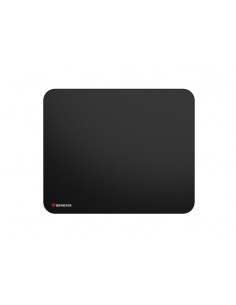Genesis Carbon 500 Alfombrilla L Logo - 400X330X2.5MM - Superficie de Tela - Base de Goma Antideslizante - Color Negro