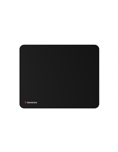 Genesis Carbon 500 Alfombrilla XL Logo - 500X400X2.5MM - Superficie de Tela - Base de Goma Antideslizante - Color Negro