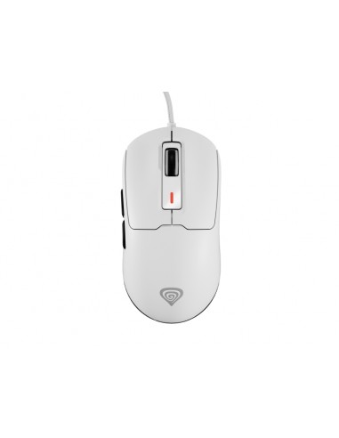 Genesis Krypton 660 Raton Gaming - Sensor Optico 12000 DPI PAW3327 - 6 Botones - USB-- Switches Huano Purple - Color Blanco