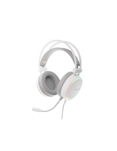 Genesis Neon 613 G2 Auricular Gaming - Altavoz 50mm --Microfono de Condensador - RGB - Jack 3.5 - Color Blanco