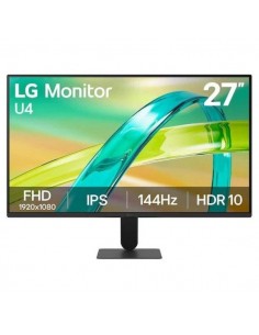 LG U4 Monitor 27" IPS FullHD 144Hz HDR10 FreeSync - Respuesta 5ms - 16 9 - HDMI-VGA - VESA 100x100mm