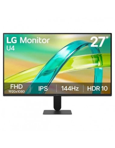LG U4 Monitor 27" IPS FullHD 144Hz HDR10 FreeSync - Respuesta 5ms - 16 9 - HDMI-VGA - VESA 100x100mm
