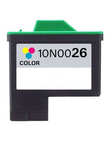 Lexmark 26 27 Color Cartucho de Tinta Generico - Reemplaza 10N0026E 10NX227E