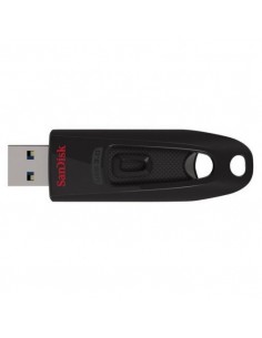 Sandisk Cruzer Ultra Memoria USB 3.0 64GB - Hasta 80MB s de Transferencia - Color Negro (Pendrive)