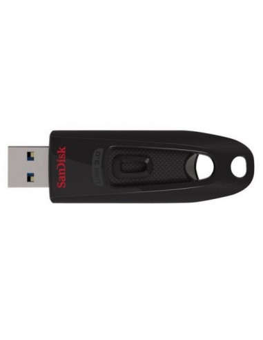 Sandisk Cruzer Ultra Memoria USB 3.0 64GB - Hasta 80MB s de Transferencia - Color Negro (Pendrive)
